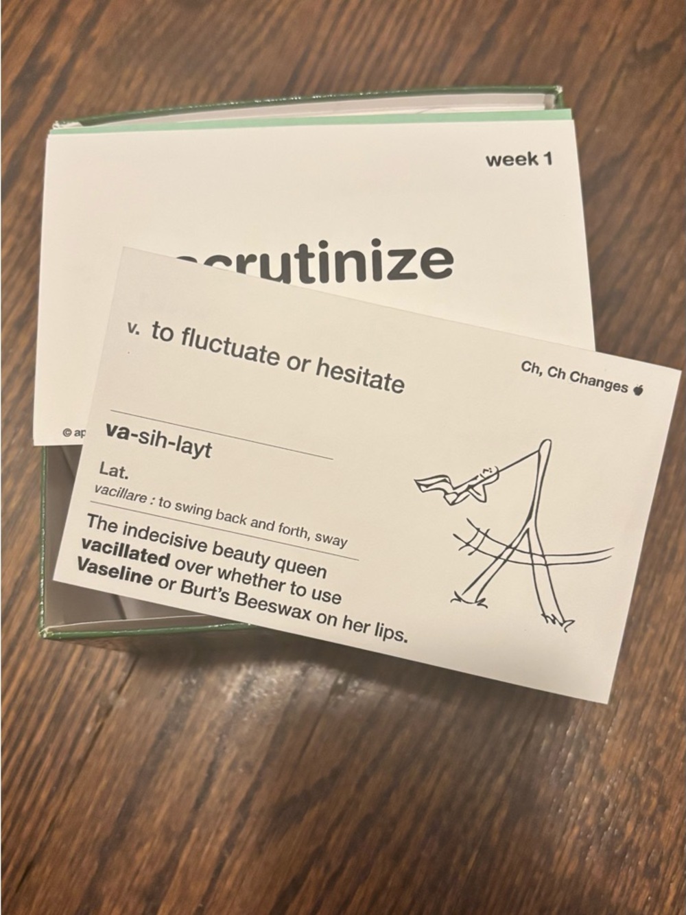 SAT Flash Cards Vocabulary - Picture 4 of 4